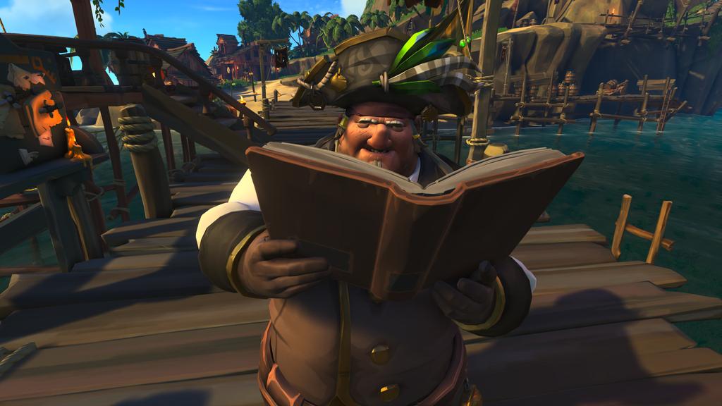 CaptainBigFish's tweet photo. @SeaOfThieves Neither can I, but it don't stop me... no matter 'ow many grogs I've downed! 🍻 https://t.co/MwaCWHIXPt
