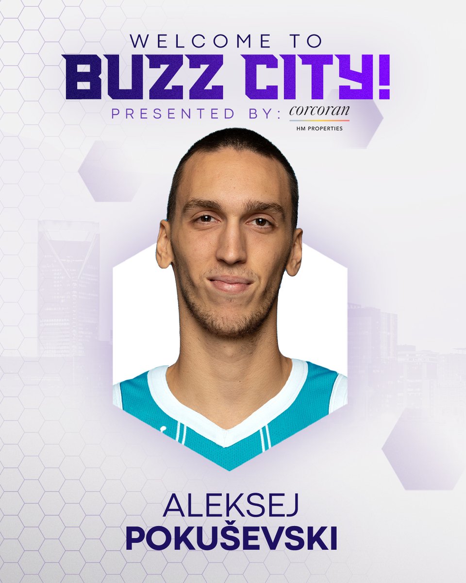 OFFICIAL: We have signed free agent forward Aleksej Pokusevski.

Read the release: on.nba.com/48Hqz3y | <a href="/CorcoranHM/">Corcoran HM Properties</a>