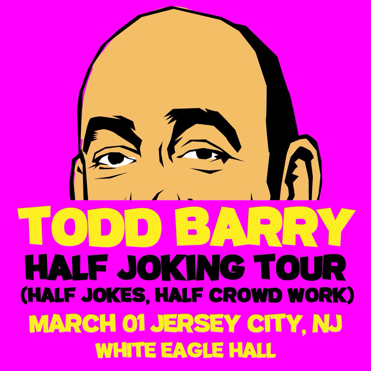 toddbarry's tweet image. JERSEY CITY and NYC this weekend!

Friday special guest @jimtews 

Saturday special guest Brittany Carney

Tickets: toddbarry.com/shows