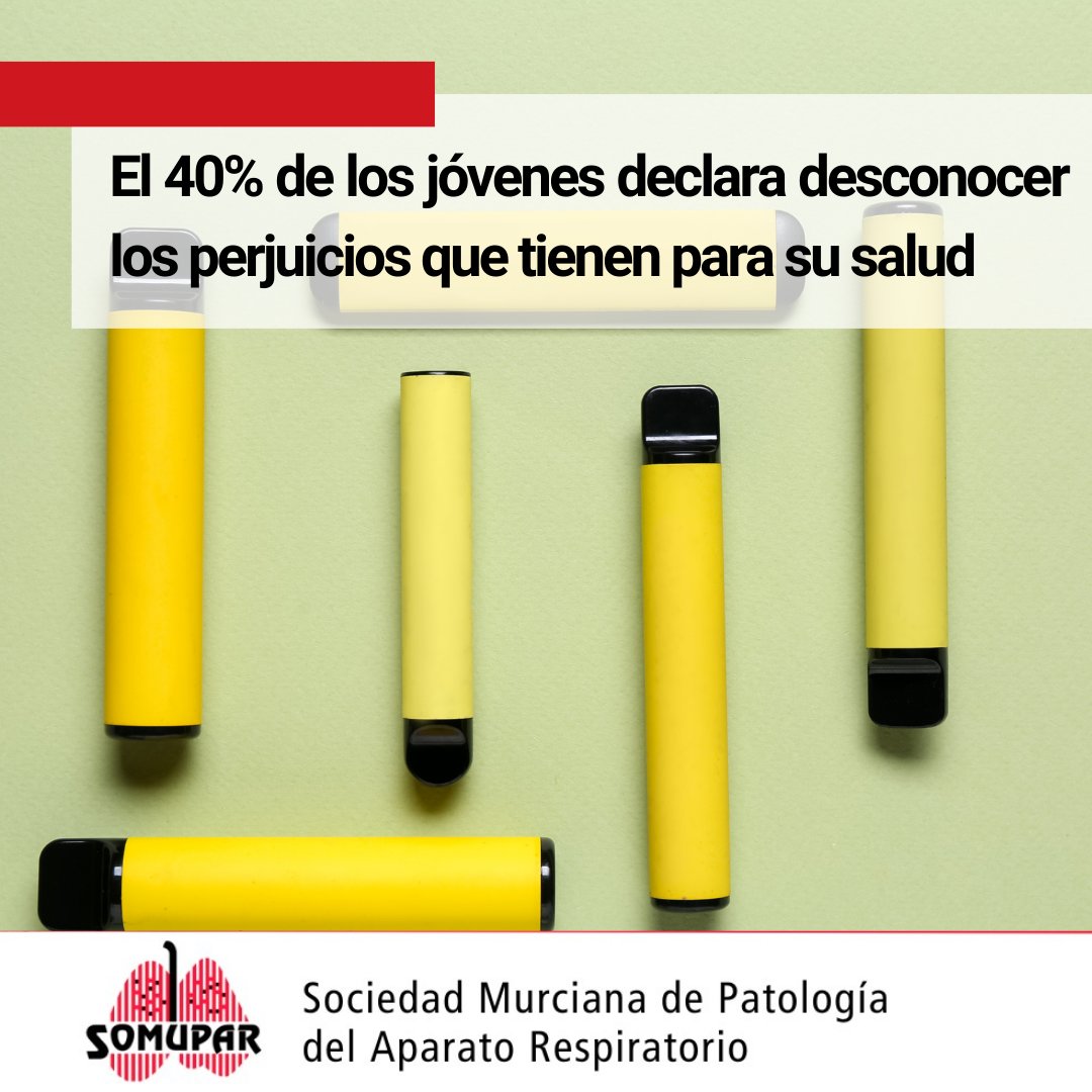 Somupar's tweet photo. El #tabaquismo, primera causa de muerte y enfermedad evitable🚭

Los datos muestran que cada vez más jóvenes consumen vapeadores, siendo una puerta de entrada al tabaquismo, igual de adictivos y nocivos para la salud ❌

@SeparRespira https://t.co/59dUb4ZZmB