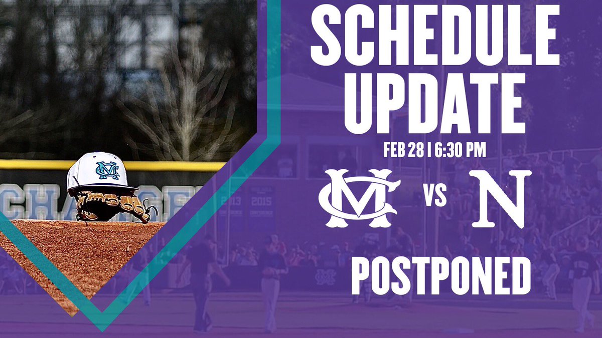 "Sometimes you win, sometimes you lose, sometimes it rains." - Ebby Calvin LaLoosh

Our game against Northwest Cabarrus has been postponed to Monday, March 25th
