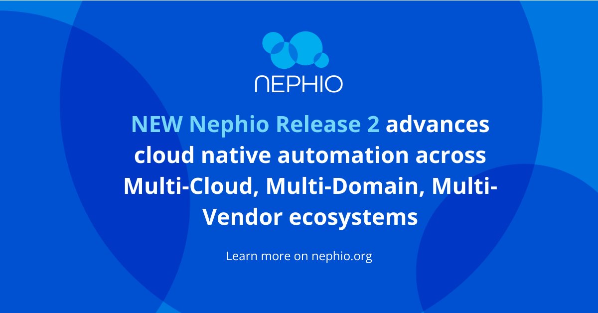 🚀 #LFNetworking's Nephio R2 is here! 🎉 A 40% increase in contributors brings enhanced telecom automation, advanced Kubernetes, and multi-cloud support. Dive into the future of #TelecomInnovation! Read more about Nephio R2: hubs.la/Q02my_wP0 @Nephio_org #OpenSource