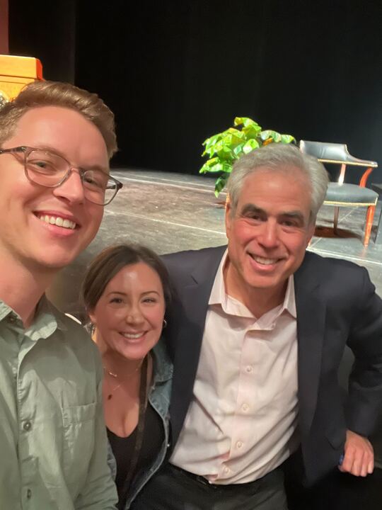 Yesterday our team was thrilled to join public intellctuals @JonHaidt and @jon_rauch for their inspiring talk on 'Creating Knowledge in a Fragmented Age.' Thanks to @UT_Civitas for hosting!