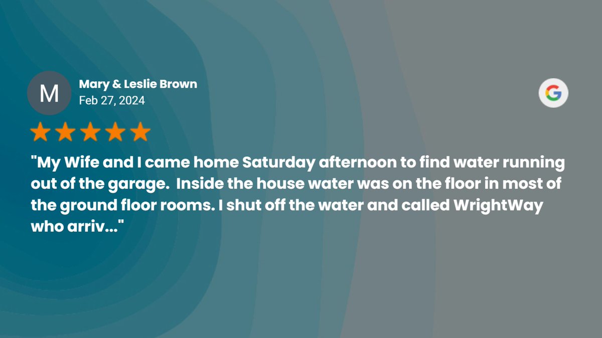 🌟 Real Impact, Real Stories 🌟

A heartfelt thank you to our clients for sharing their WrightWay experience! From emergency response to seamless coordination with insurance, our team's dedication shines through. 🏠💙

👉 Dive into their journey: cx.page/7y4xcc