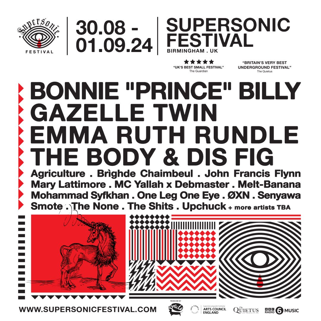 Have you seen this line up? @supersonicfest tix on sale Friday