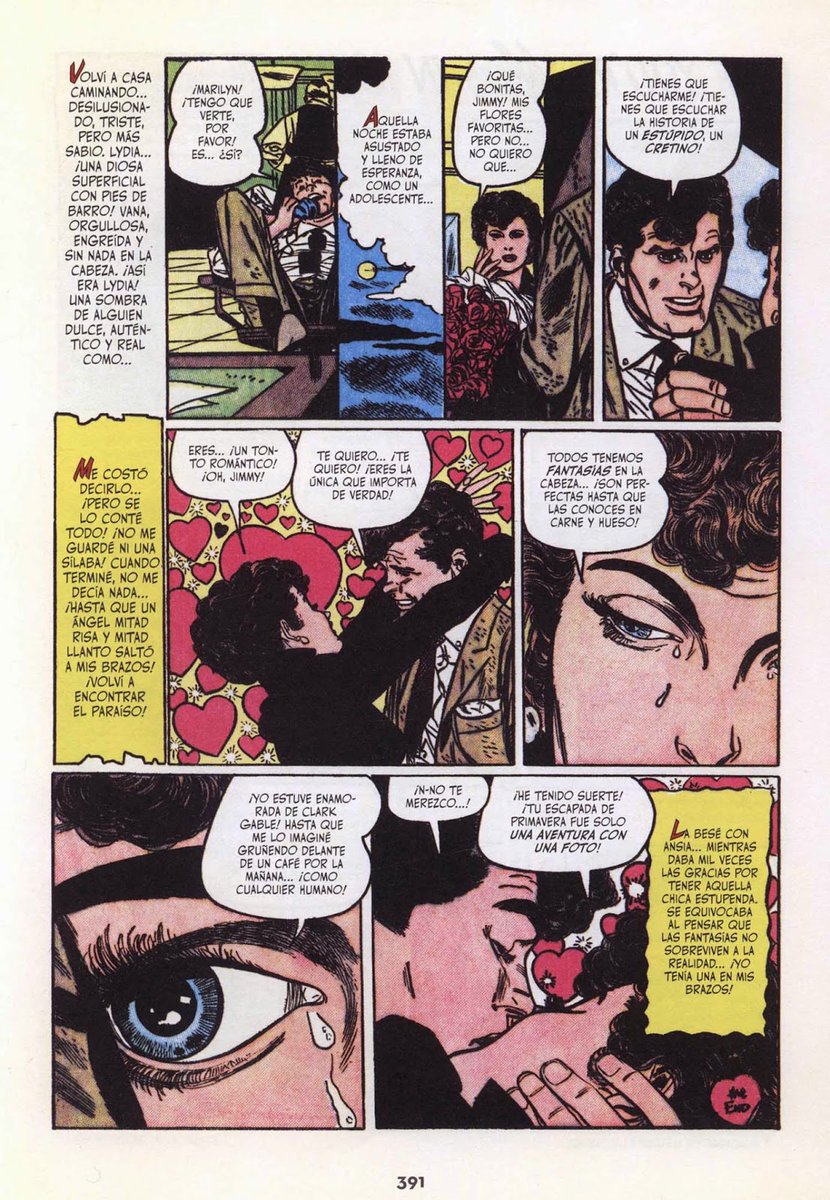 great advice for comics from Ed Zwicks book on directing. And some Toth romance pages that put this into practice.  No wasted space in a Toth panel 