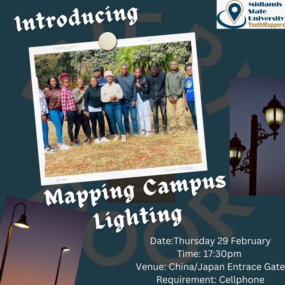 Geared up for our first meeting? Say no more! We are starting vibrant, ditch the old ways of starting a semester. Come with your phone fully charged and lets map campus lighting 🔥🌟💥