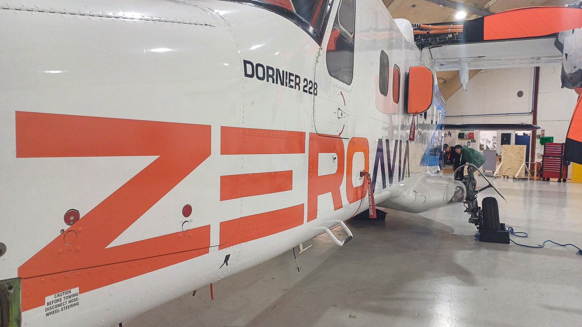 Stephen Robson, our Training Support Technician, recently visited @ZeroAvia to learn more about the operation and technologies used in hydrogen-powered aircraft.

#HydrogenAircraft #SustainableAviation #FutureOfAviation #AviationFuture #AviationInnovation