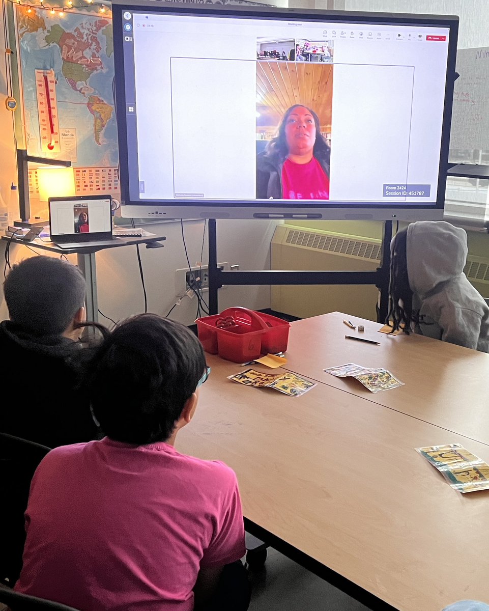 michbech1976's tweet photo. Thrilled to celebrate #PinkShirtDay with a Teams session @Buxton_Museum, led by wonderful Michelle Robbins, a direct descendant of #MaryAnnShaddCary ! 🌸 The gr5s @prairieskycbe were captivated and inspired by Canada's pivotal role in the anti-slavery movement. #KindnessMatters https://t.co/PeTmUNALYz