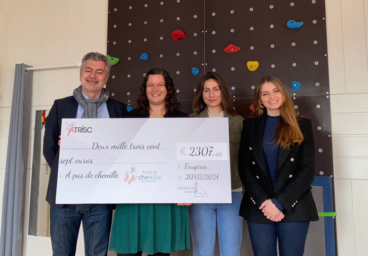 Bravo à l’association À pas de chenille, bénéficiaire de notre don de 2307€ grâce à VOS recommandations ! 🎉
 
C’est avec un immense plaisir que Cécile Weber, Emma Jérôme et <a href="/LudoPinganaud/">Ludo P</a>, sont allés à la rencontre de Lise Gigory et son équipe à Fougères en Ille-et-Vilaine.