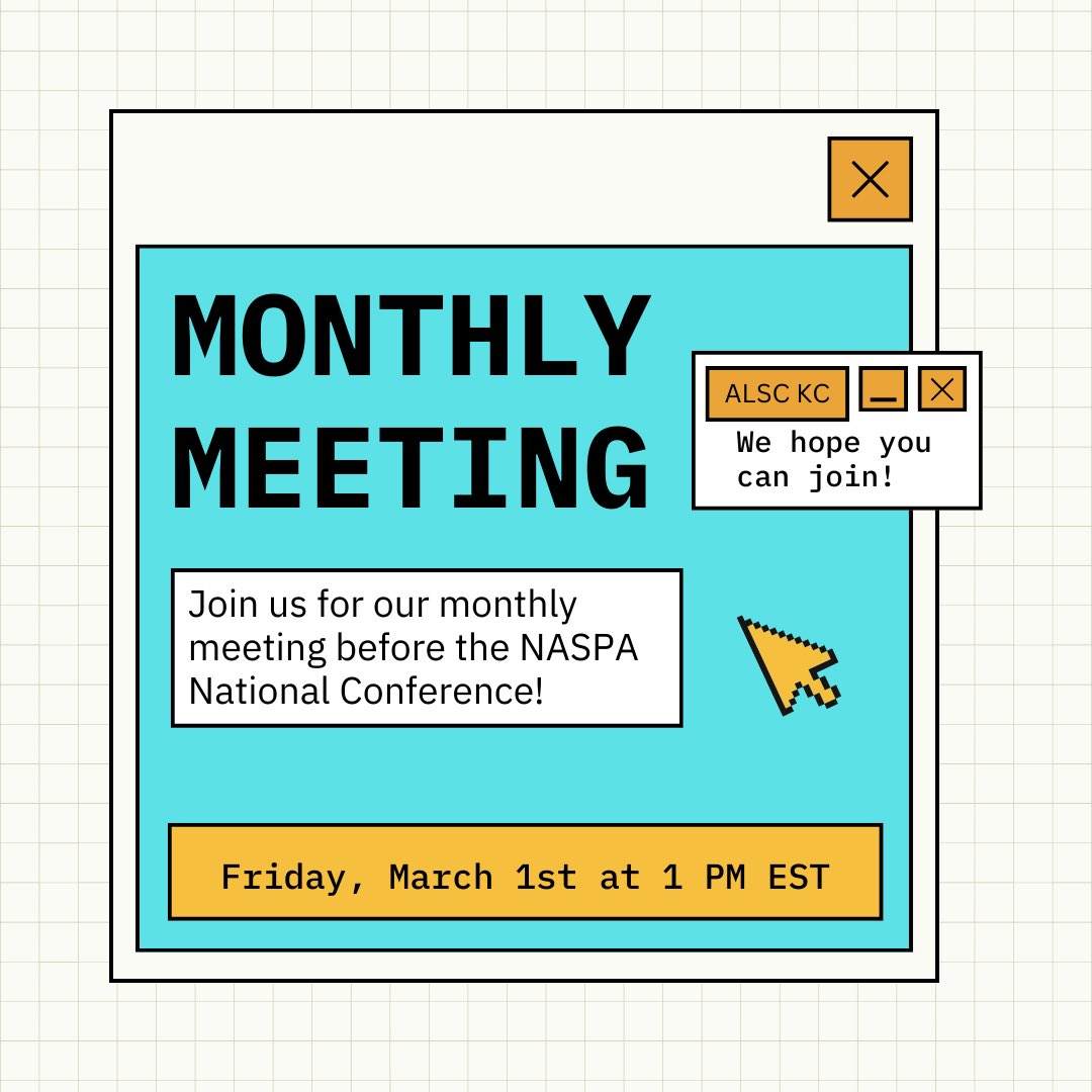 NASPA ALSC KC tweet media