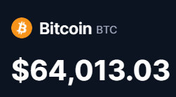 Cryptalexchange's tweet photo. Ah, sorry, sorry, I should have said $64,000
#Bitcoin https://t.co/u1l1fHmUW9