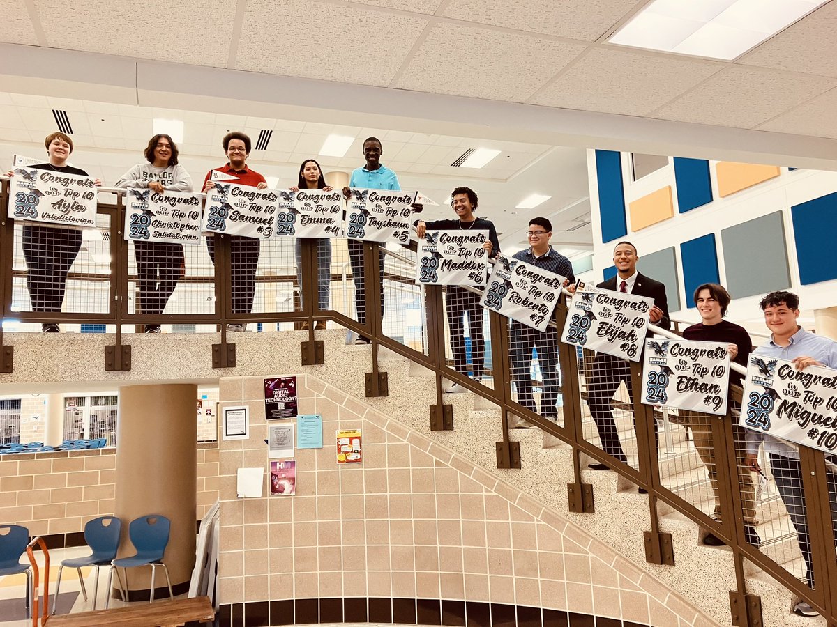 One of our favorite celebrations of the year, Top 10 Breakfast…Truly an honor to celebrate these fine students and their parents! Can’t wait to hear about all the great things they will accomplish after high school! <a href="/NISDHarlan/">Harlan High School</a>