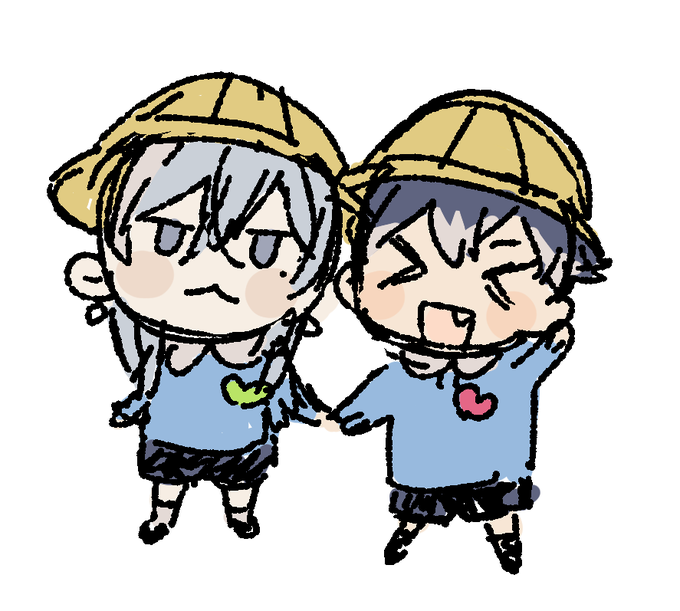 「chibi yellow headwear」 illustration images(Latest)