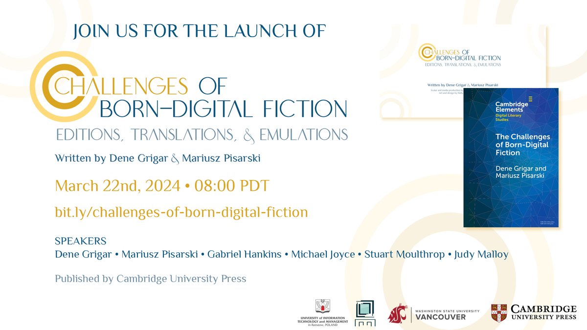 ELitLab's tweet image. Join us for the launch for our book! @WSUVancouver @wsuv_research @CASatWSU