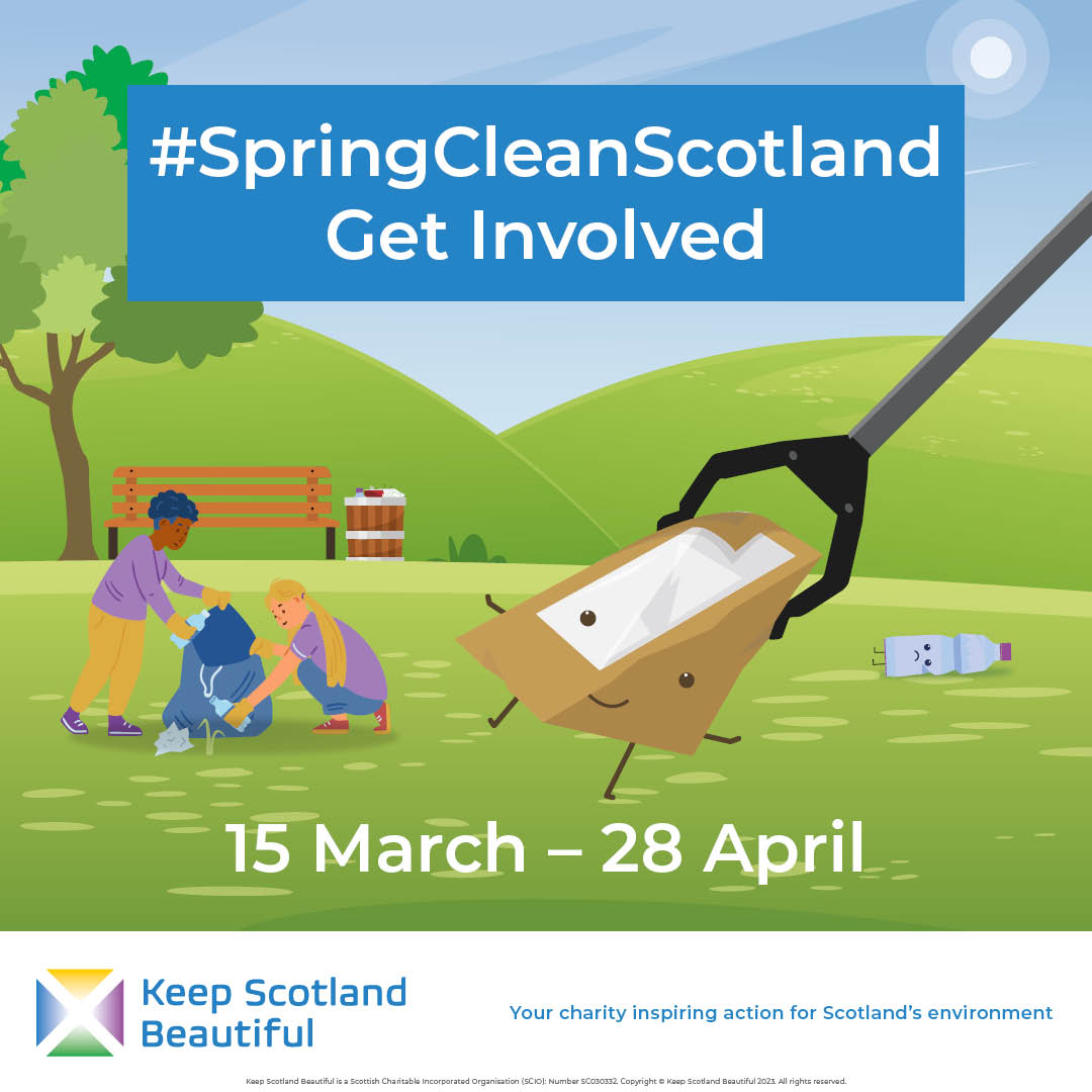 This year as part of #SpringCleanScotland every litter pick registered on our members site with be entered into a draw for some Helping Hand Environmental vouchers worth £100, £75, £50 and £25 👀🎉 Make sure to register your litter pick here ow.ly/WsPc50QFxQR