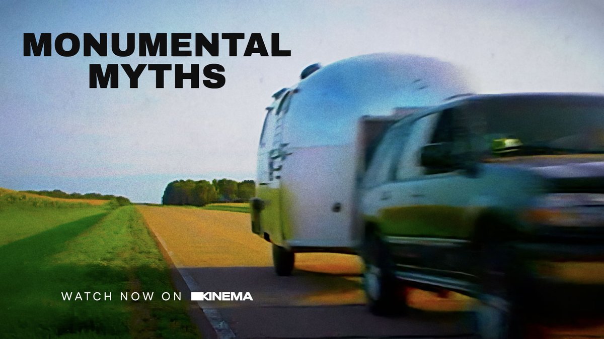 Watch Now on Kinema Highlight: 'Monumental Myths' Travel across the country in a 1965 Airstream trailer as filmmaker @tomtrinley unveils the lies and half-truths told at some of the USA’s best-known sites. Watch Now at kinema.com/films/monument…