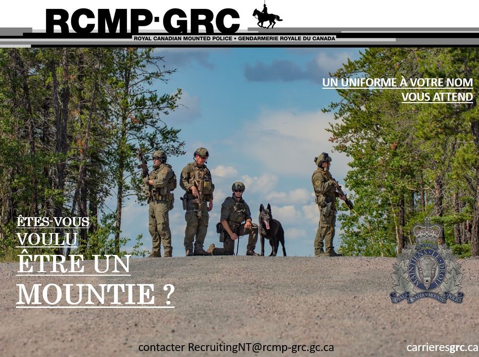 Faites une différence aux quatre coins du pays et dans le monde – La GRC embauche!