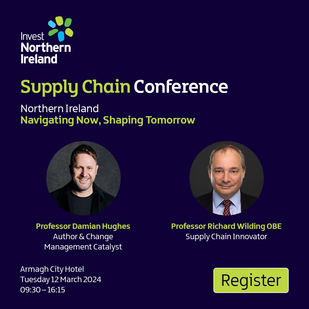 Increase productivity and gain competitive advantages for your business.  

Join our conference for expert insights into navigating supply chain issues & future proofing your supply chains.  

Limited places so book your spot now! 👇

okt.to/i42Rhu

@supplychainprof