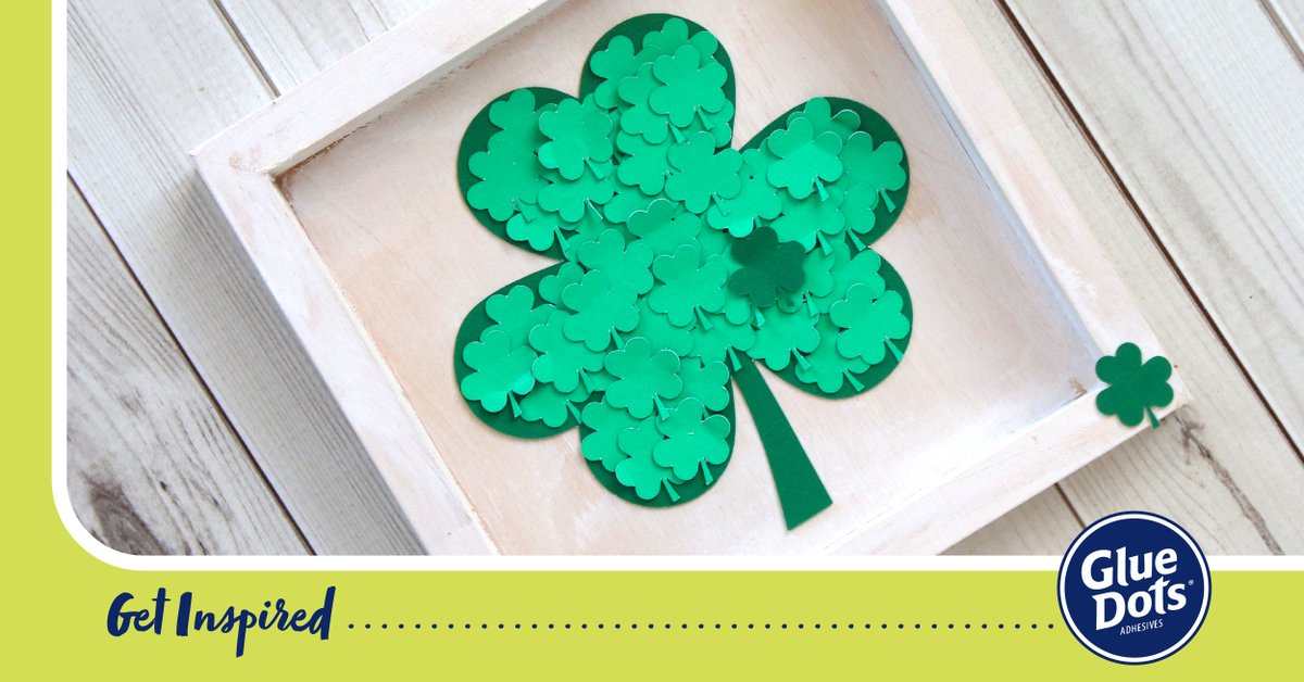 Bring the luck of the Irish to your home!

Get ready for the month of all things green, gold, and go-lucky... deck out your house with this Shamrock Home Décor. Learn how here:  tinyurl.com/yc48z425

#Shamrock #StPattysCrafts #MarchCraft #GlueDots #ShamrockDecor