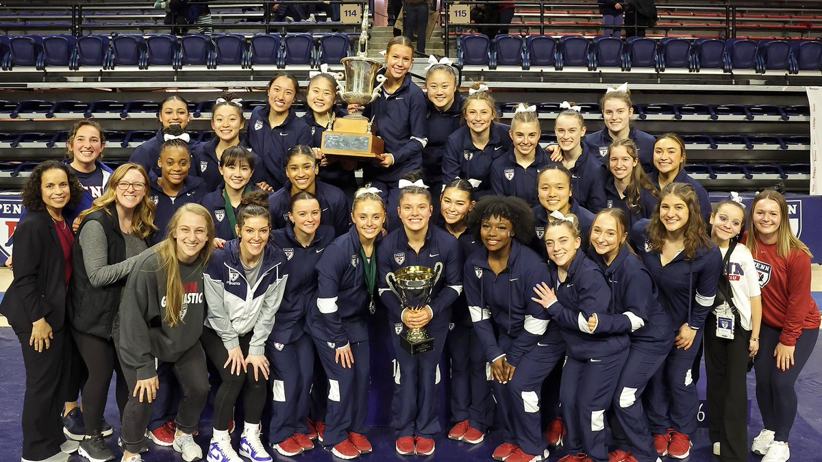 .@PennGym has taken home the 2024 Ivy Classic title, its 14th in program history and the first since 2020, with a meet-record score of 195.800. Read More: bit.ly/3SXnarj