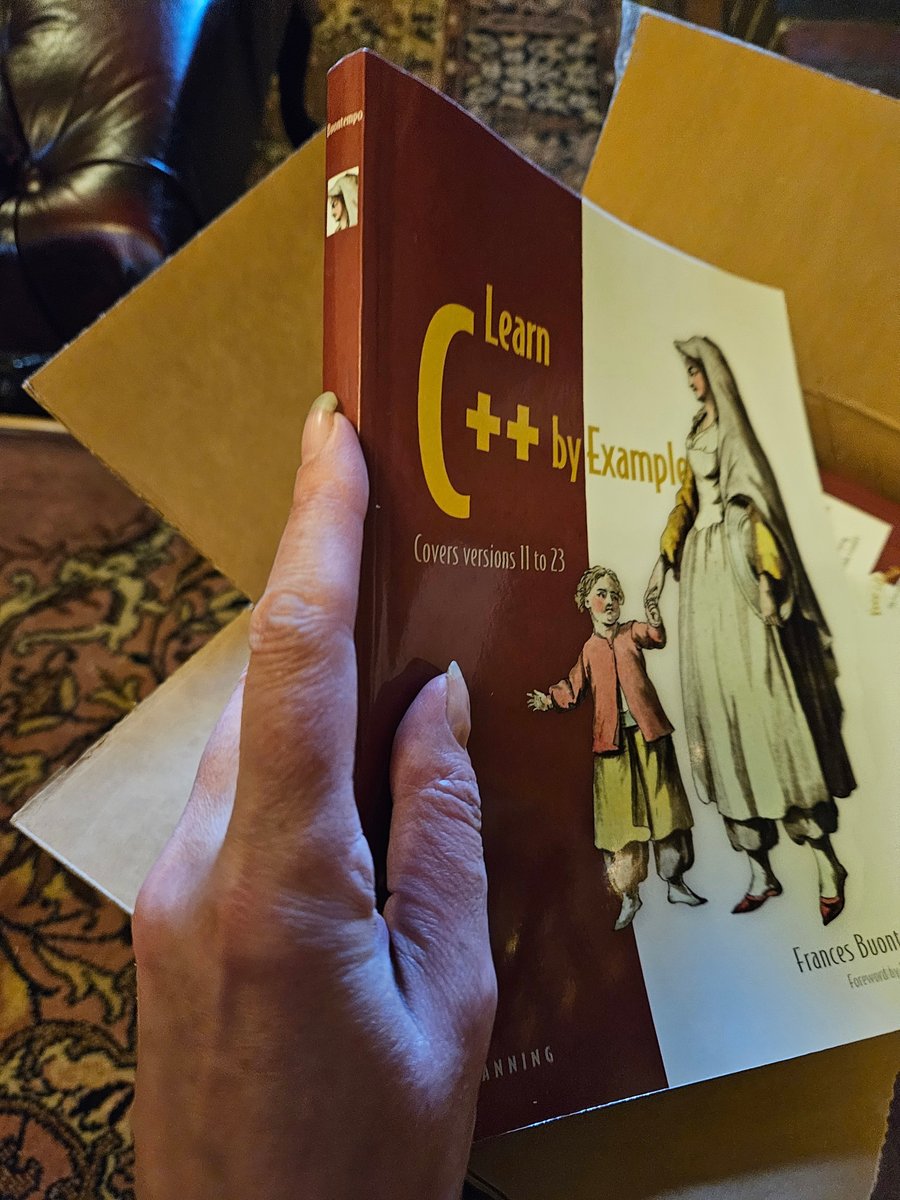 fbuontempo's tweet image. I received some copies of my new #Cpp book today. Look - I managed to keep it short and still covered lots of things