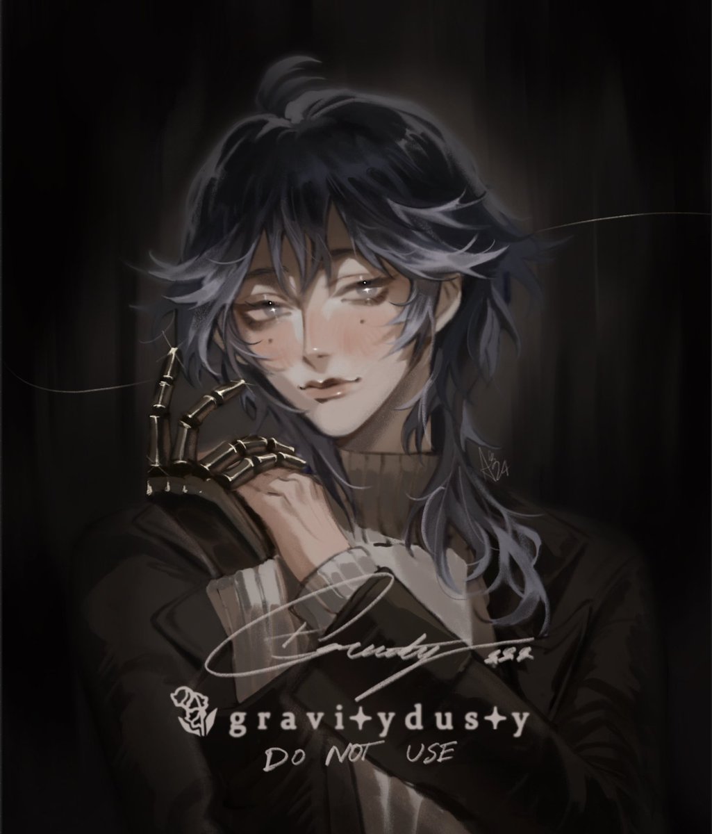 rina4rt's tweet image. thank you so much @gravitydusty for this gorgeous artwork of my oc Aki! 🥹💘 it's so beautiful!! you're amazing!! 😭❤️