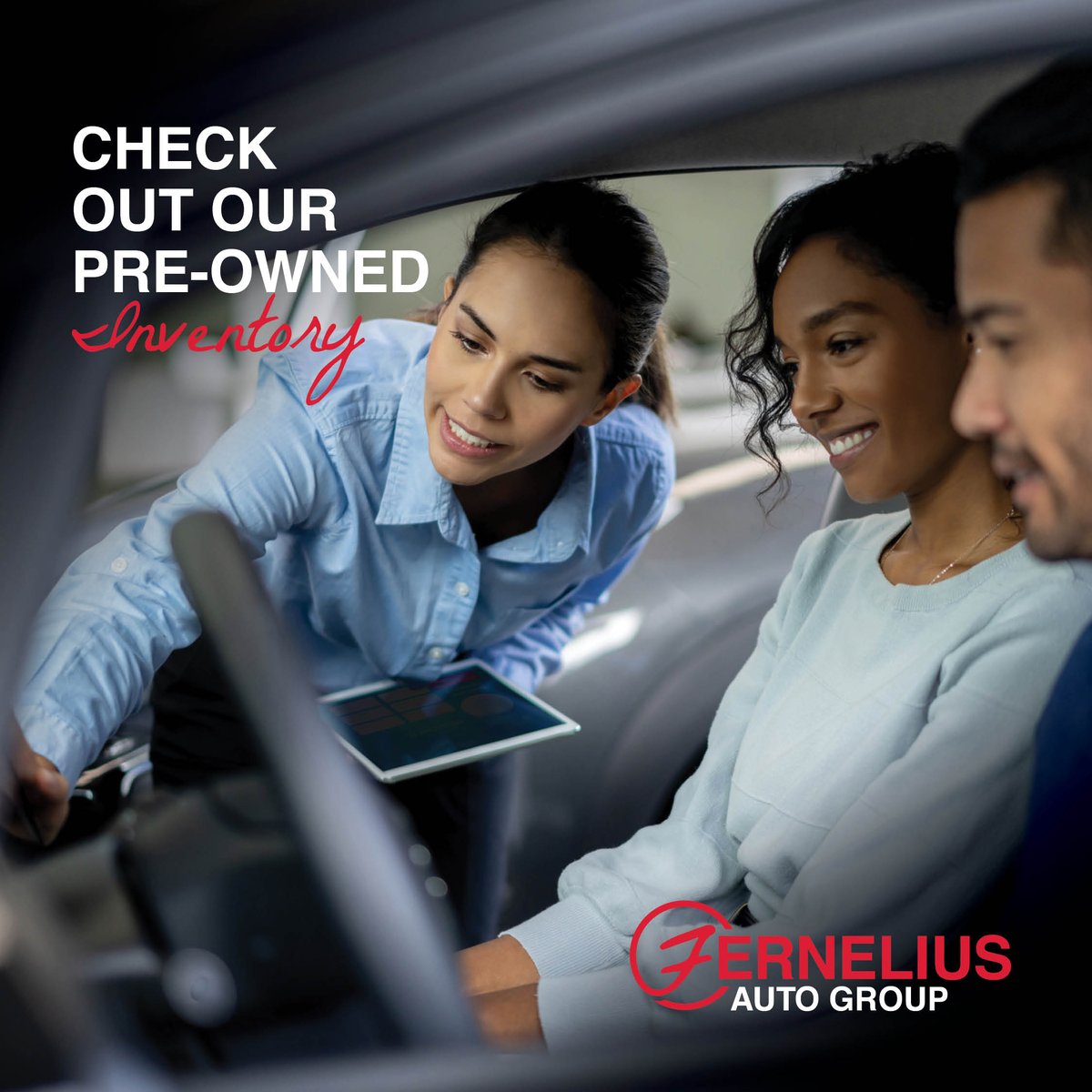 ferneliusauto's tweet image. Discover the perfect pre-owned vehicle that fits both your needs and your budget.

Check out our wide selection of quality pre-owned cars: bit.ly/2WuClyV.
#FerneliusAutoGroup #Cars #CarBuying #FerneliusFamily #UsedCar