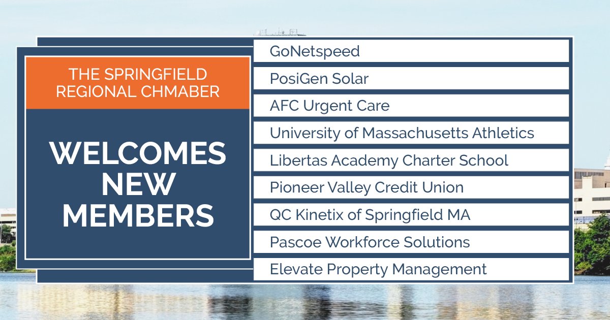 We are delighted to extend a warm welcome to our newest members for joining our Springfield Regional Chamber community! Want to be part of the action and connect with our community? Learn more here: bit.ly/3cIDRpu