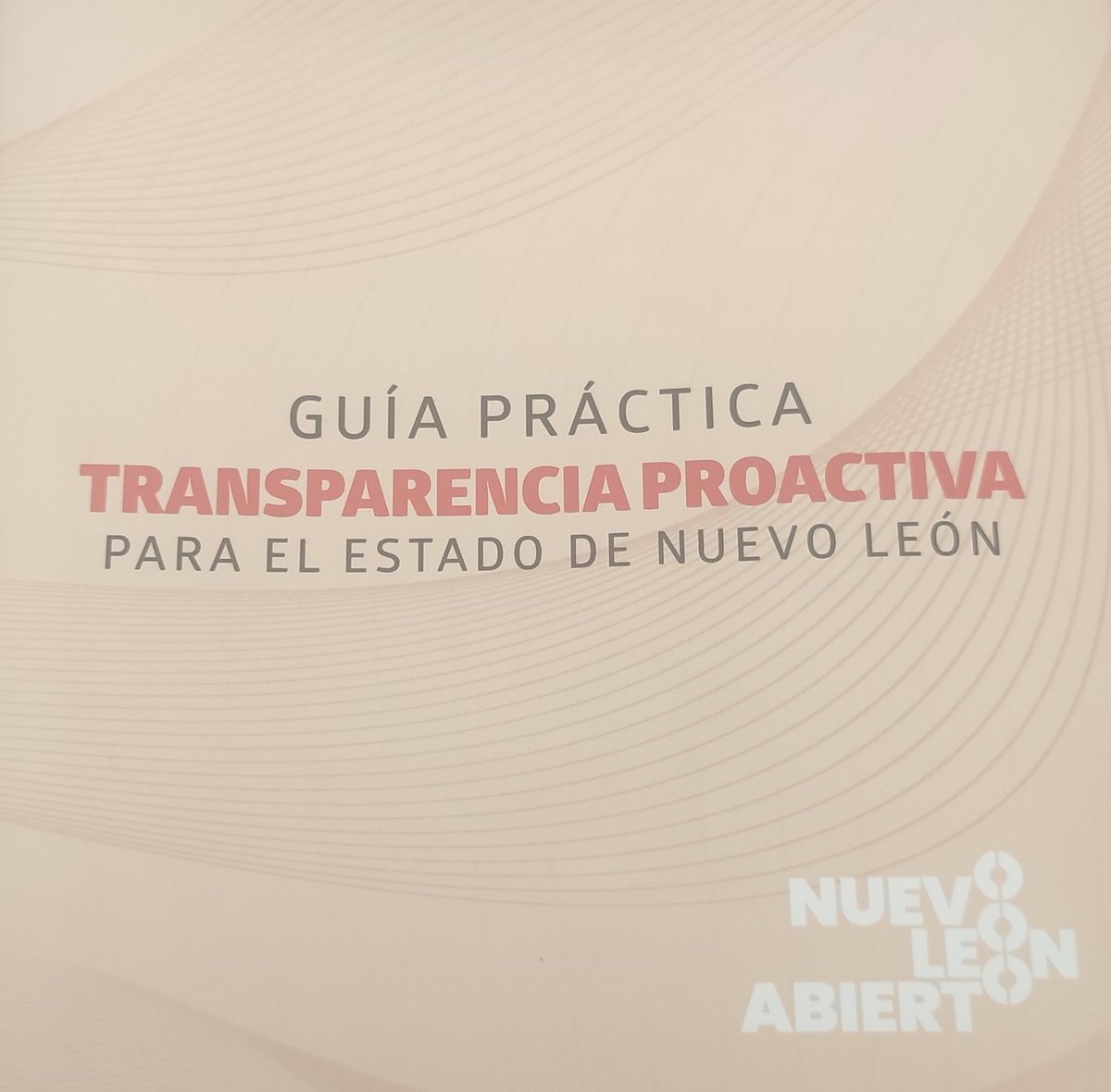 GobAbiertoNL's tweet photo. 🗣️El día de #hoy se está presentando la Guía Práctica de Transparencia Proactiva Para el Estado de Nuevo León que forma parte del compromiso #HaciendoTransparenciaProactiva de la Coalición #NLAbierto. https://t.co/RlvHeiWkyW