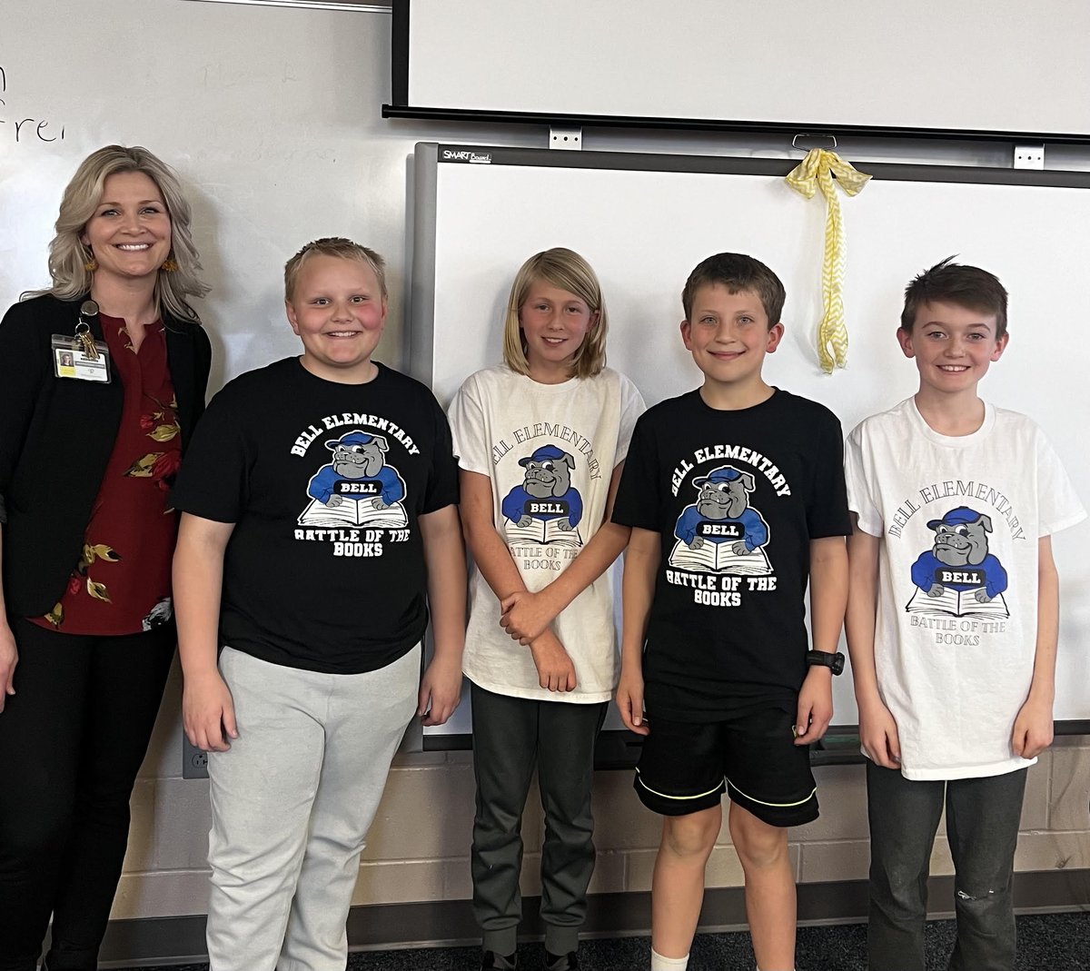 BellElementary's tweet image. Congratulations  to the Bell "Fantastic 4" Battle of the Books team for finishing as runners-up in the district Battle of the Books contest!