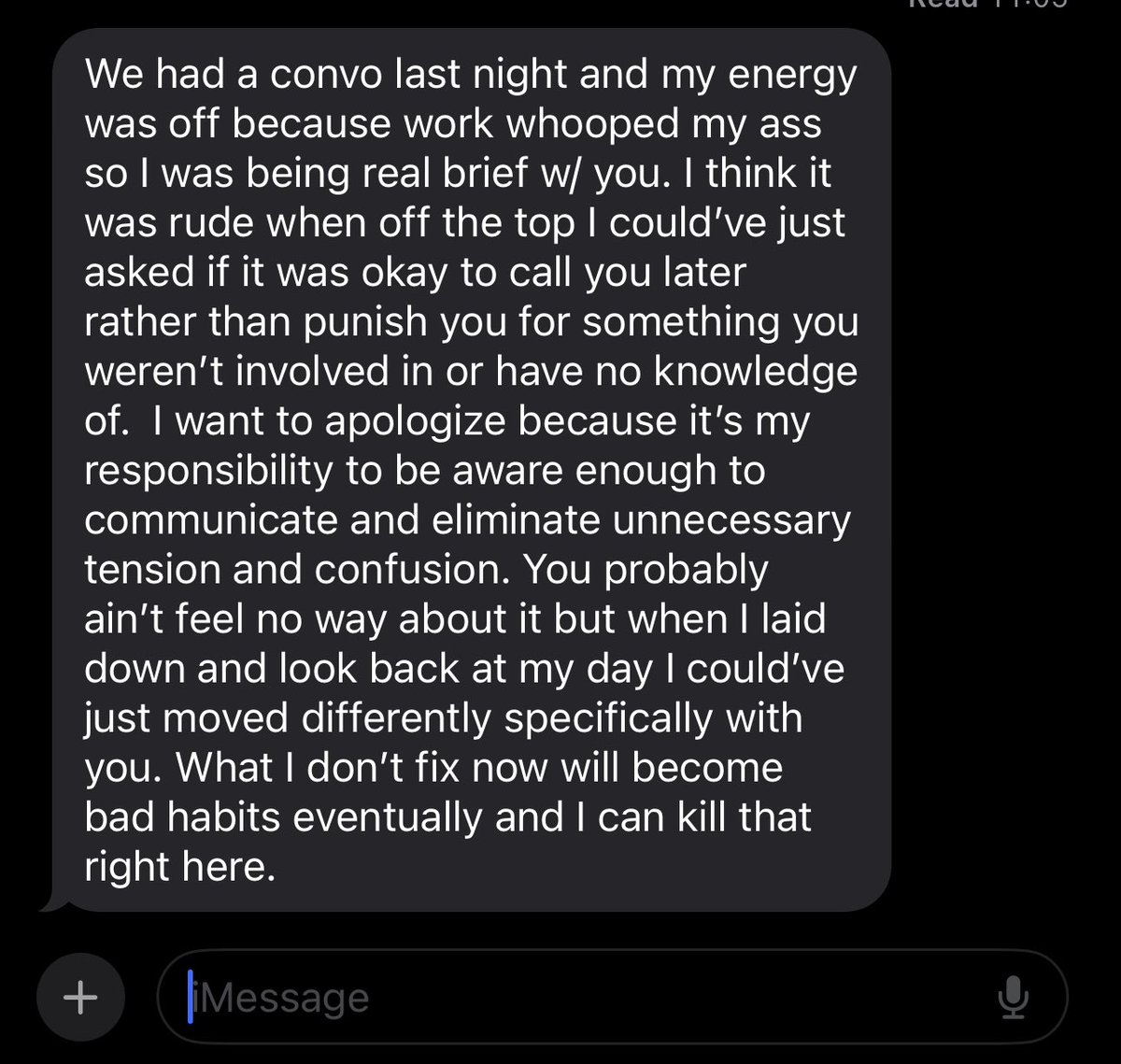 Not sure of the kind of men y’all deal with but….