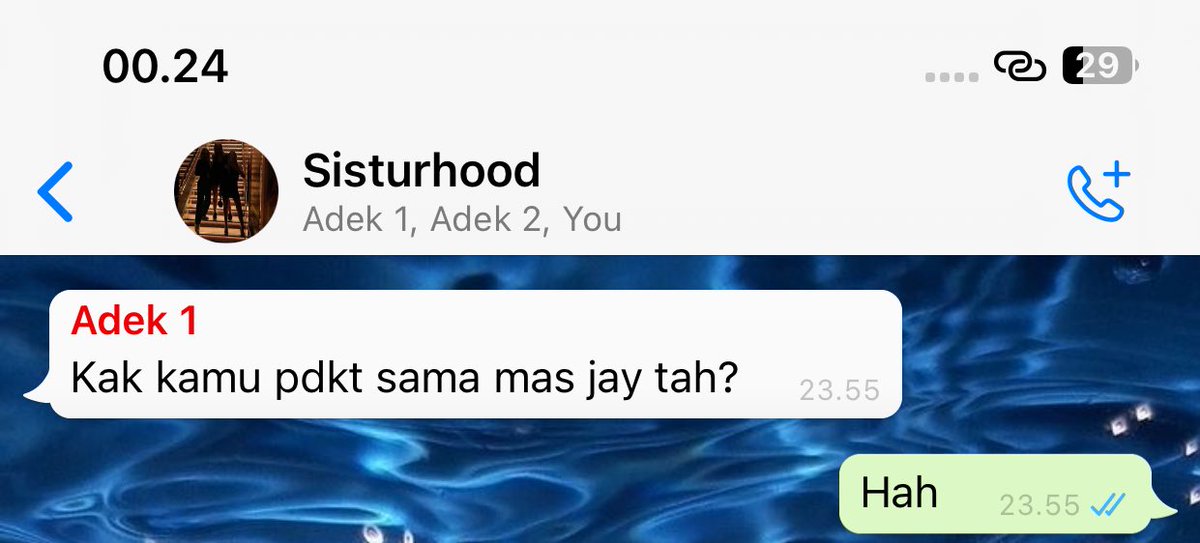 Jawab

;Jennie x Ningning x Wonyoung four tweets au

— part of Warga Kabupaten

©2024, vinimenulis

#AWC29dayschallenge #AWCfebruari2024 #arcturuschallengeday12

Jelita POV