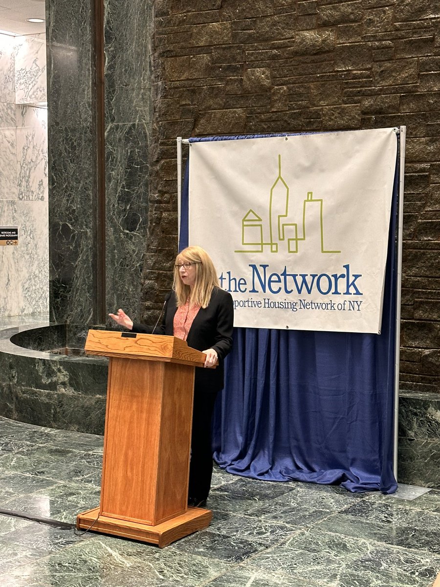 “So many ppl are unhoused already. We must do everything in our power to ensure thousands of families in New York State Supportive Housing Program (NYSSHP) apts receive needed funding by converting NYSSHP units to ESSHI, thank you @LindaBRosenthal at #NetworkLobbyDay2024.