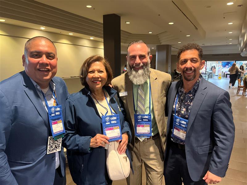 Thrilled to share moments from #CABE2024 with Lilian Hernandez, our Inland Empire ED. It was a day of unity, diversity, and multilingual celebration in Anaheim. She met incredible champions and community heroes, including David Calvo, Dir. at <a href="/CABEBEBILINGUAL/">CABE</a>.