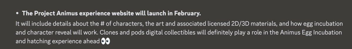 I am so excited. In the next 24hours <a href="/RTFKT/">RTFKT</a> will deliver the "Animus Experience Website" ... <a href="/Zaptio/">Zaptio RTFKT</a> <a href="/benitopagotto/">Benit0 🪬</a> <a href="/clegfx/">ClegFX</a>  <a href="/CardilloSamuel/">Samuel Cardillo</a>