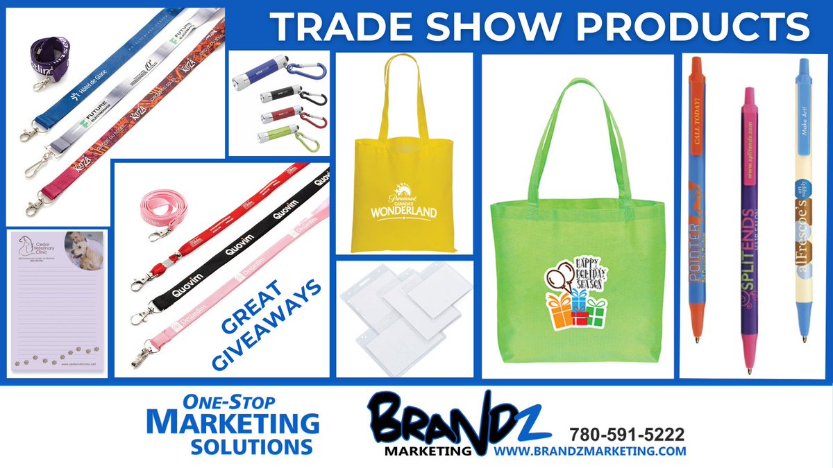 Do you have a conference or tradeshow coming up that you need to promote your company? Promotional Products Work! Let us help you promote your company, we have great new ideas that will fit any budget. Contact our office today to get your quote. #PromotionalProducts