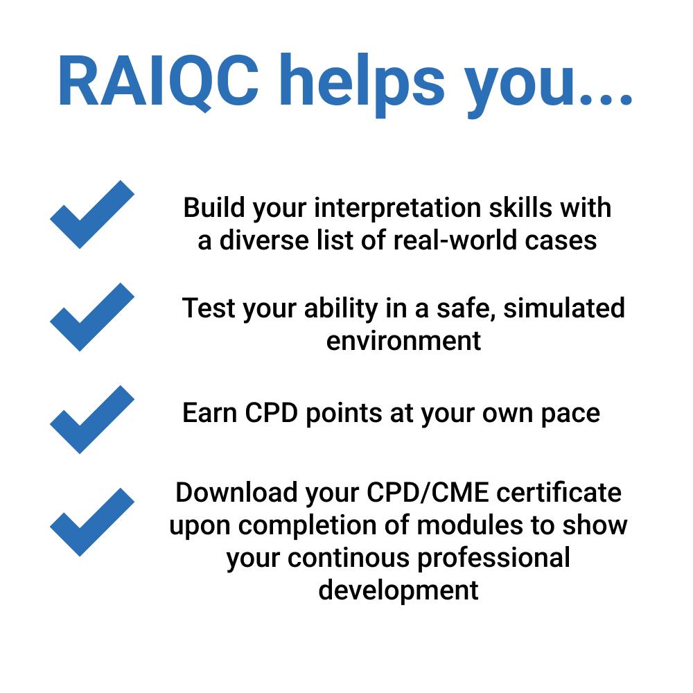 RAIQC can help you... #radiology #imaging #safety #meded #medtwitter #medicalai #radiologyai #quality #cpd