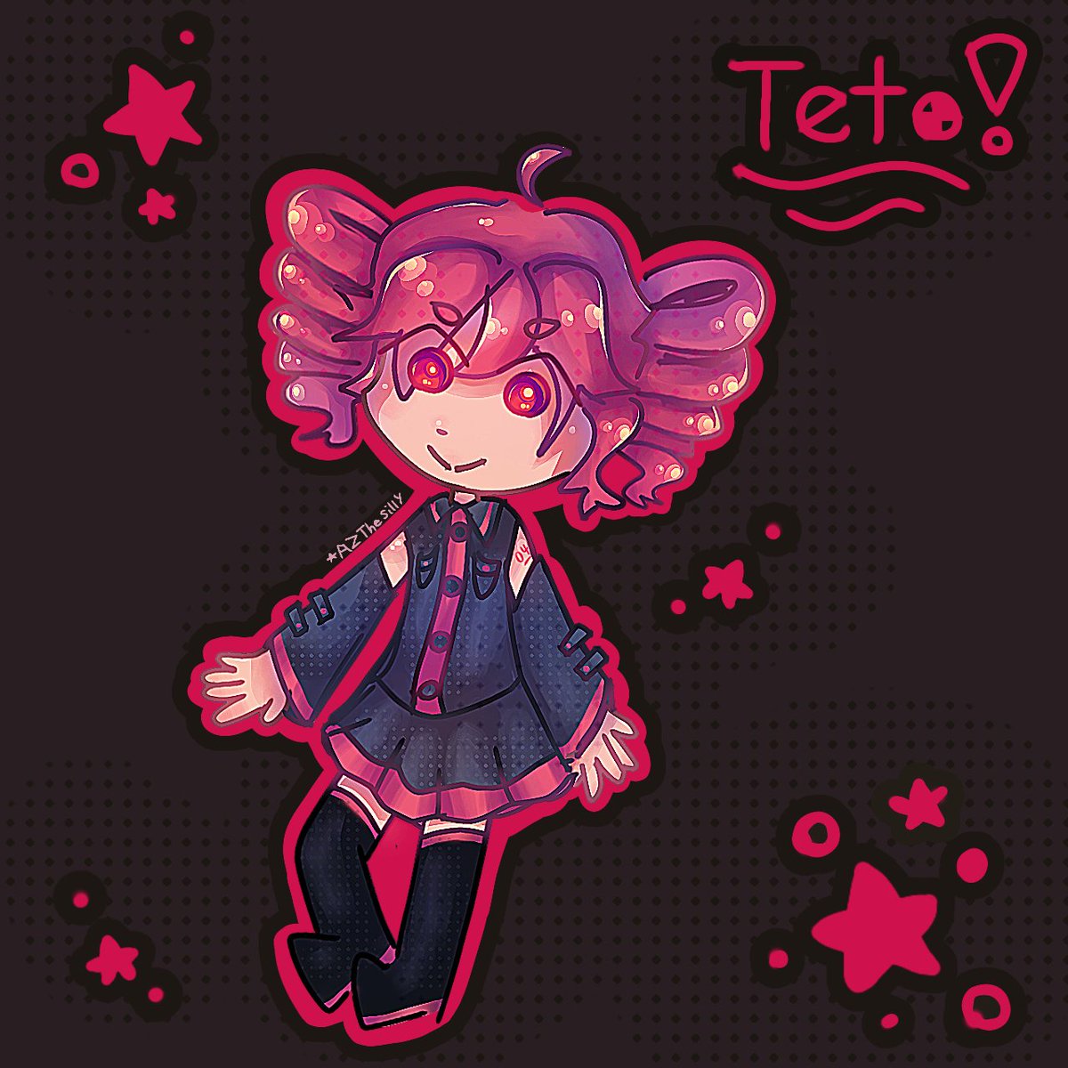 azthesilly's tweet image. me and my friend drew TETO!!
#vocaloids #vocaloidfanart
