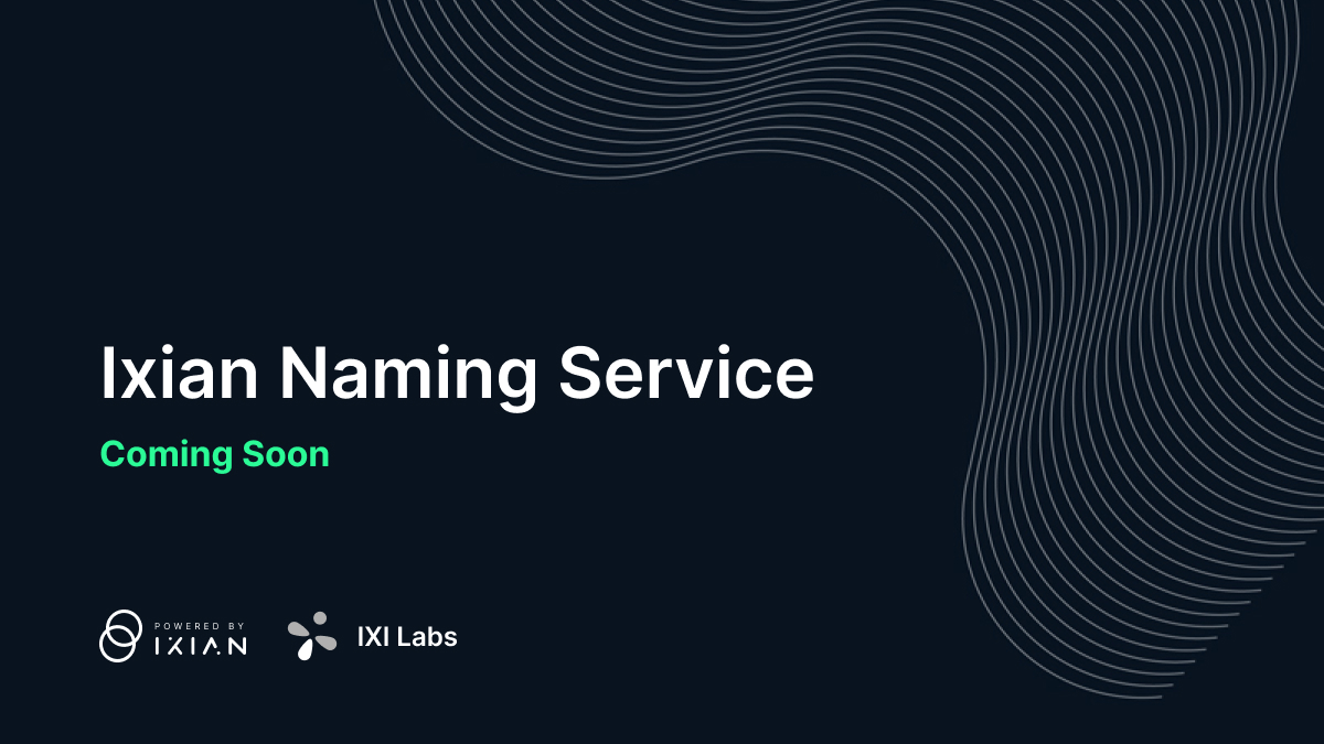 Ixian Platform tweet media