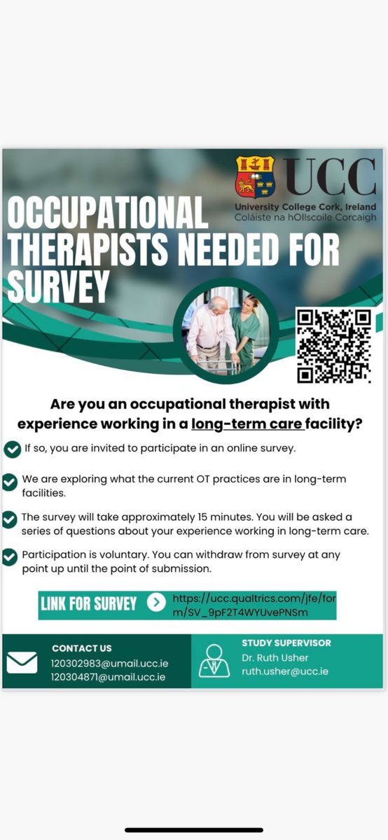 If you are an OT with LTC experience please complete this survey! ucc.qualtrics.com/jfe/form/SV_9p…