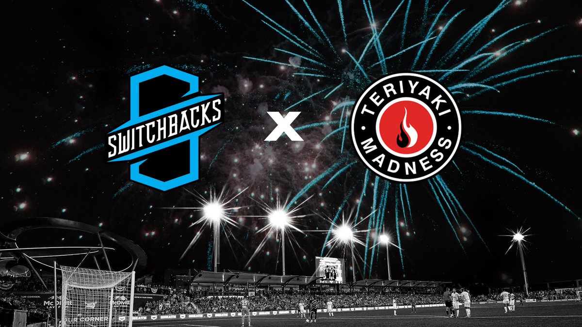 The #SwitchbacksFC are proud to partner with Teriyaki Madness - Welcome to the Madness

#mycitymyteam #switchbacksfc