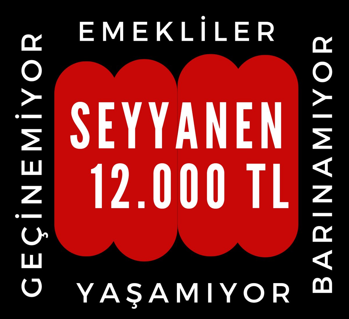<a href="/gonulborann/">Gönül Boran Özüpak</a> <a href="/RTErdogan/">Recep Tayyip Erdoğan</a> Bizim Atasözlerimiz çok güzel ;
"Ölme eşeğim ölme (yaza yonca bitecek)"
Emeklilerin bekleyecek sabrı kalmadı zaten ömür dediğin nedir dalda kuru bir yaprak misali. Aslında hakkımız olan maaşımız 25.000 TL ydi 2008 de 5510 sayılı kanun bunu elimizden aldı.
#EmekliyeSeyyanenZam