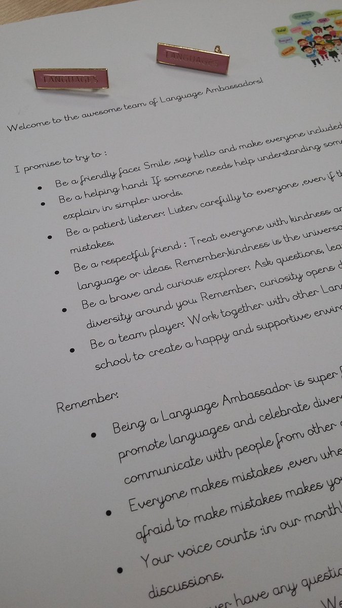 LEADLanguages's tweet image. Inspired by my visit today to @hogarthlead to see the great things going on in French since my last visit. Languages Ambassadors are ready to start, letters are being exchanged with a partner school in Nantes &amp;amp; a beautiful interactive display. C'est fantastique! @LEADAcadTrust