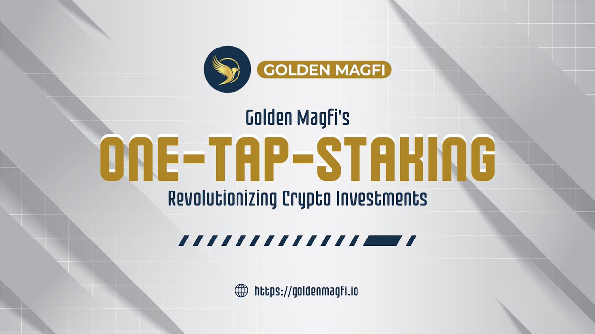 GoldenMagfi's tweet image. 🌟 Introducing one-tap staking at Golden Magfi - Instant staking, instant rewards.   

The future of #StakingMadeSimple is here.