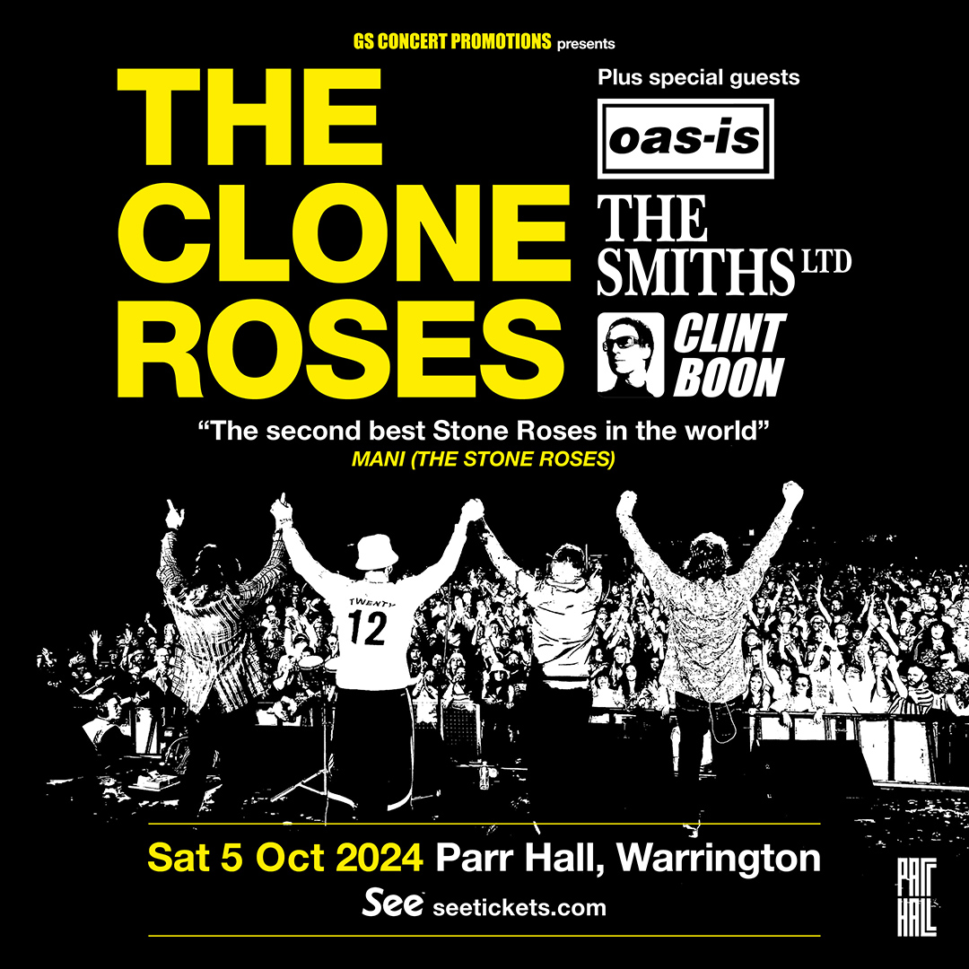 🚨WARRINGTON🚨 🍋*We're heading back to the mighty Parr Hall this 2024* 🥁Featuring: @oasistribute / @thesmithsltd 🎧Plus: @therealboon 🗓 Sat 5 Oct 2024 📍 @PyramidParrHall #Warrington 🎟 ON SALE NOW> bit.ly/TCRWton