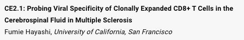 Joe Sabatino (@jsabatino37) on Twitter photo New work from my lab will be presented at @actrims by my postdoc Dr. Fumie Hayashi <a href="/Fumie2210/">Fumie</a> this Friday Mar 1 at 11 am.  I won’t be able to attend the meeting, but I hope people will find it interesting.  Please say hi to Fumie if you’re able to attend! New work from my lab will be presented at @actrims by my postdoc Dr. Fumie Hayashi <a href="/Fumie2210/">Fumie</a> this Friday Mar 1 at 11 am.  I won’t be able to attend the meeting, but I hope people will find it interesting.  Please say hi to Fumie if you’re able to attend!