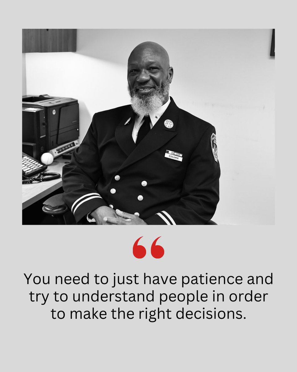 For #BlackHistoryMonth, Chief Inspector Fitzroy Benjamin reflects on his 38-years at the #FDNY. He started in the file room and is now responsible for ensuring the safety of New Yorkers, overseeing multiple task force operations including lithium-ion batteries, shelters and more.