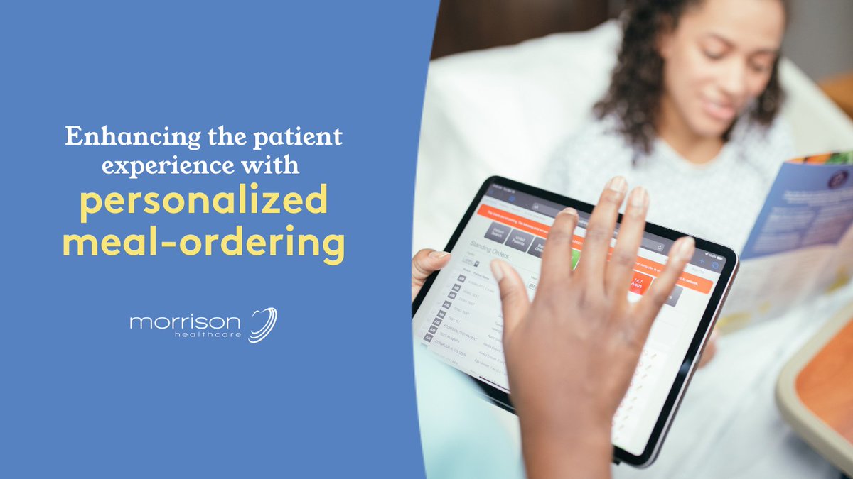 MyDining from Morrison Healthcare is a web-based solution that makes it easy to log, track, and report on patient meal orders. Learn how MyDining can improve the #patientexperience, #patientsafety, and data security for your hospital:  bit.ly/3ubwdwl