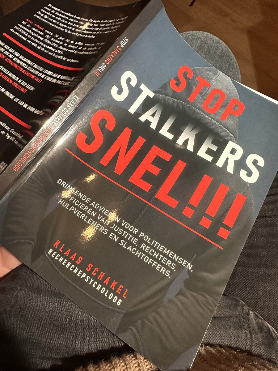 Net binnen, meteen maar in begonnen!

#stalking #zorgenveiligheid #casusregie